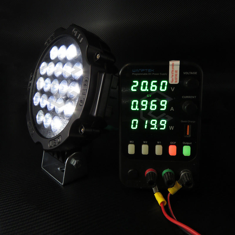 Par Faros Bicolor Exploradores Redondos 21 Leds Fijo 7'' 24v