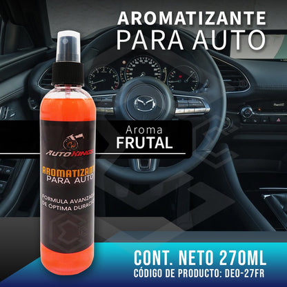 2 Aromatizante P Auto Desodorante Liquido Casa Oficina 270ml