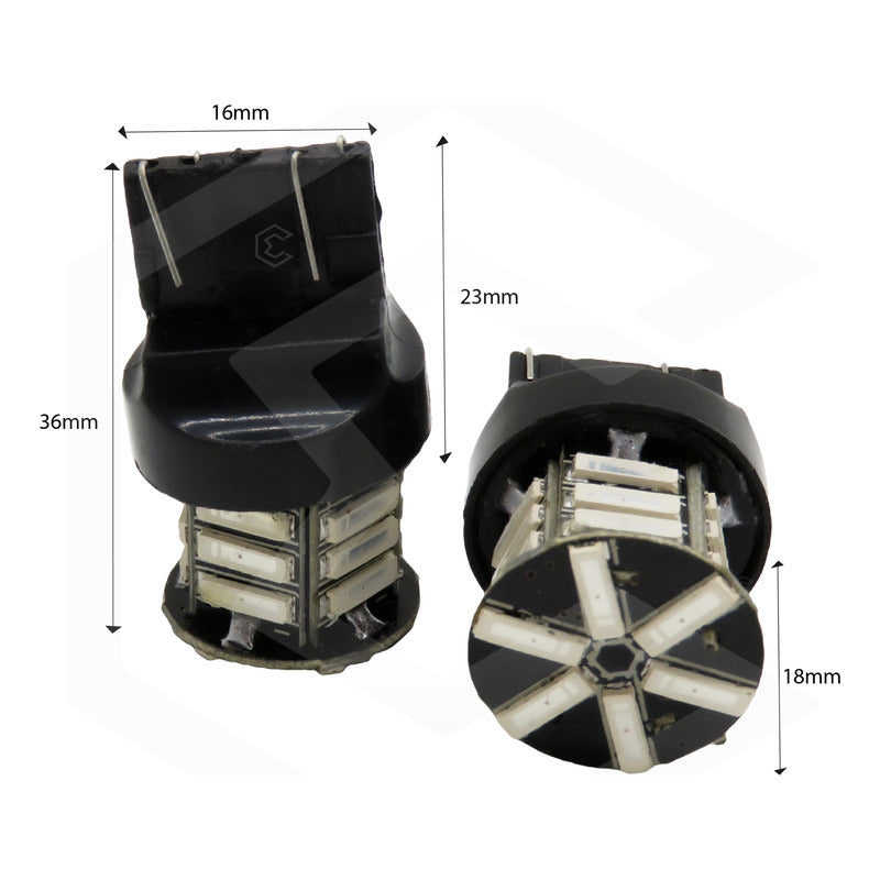 2 Focos 3157 1156 1157 7440 7443 1176 21 Leds Fijo Par Focos