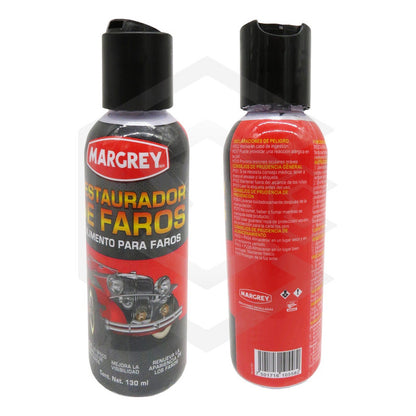 Restaurador Para Faros Excelente Acabado 130 Ml Margrey Blanco