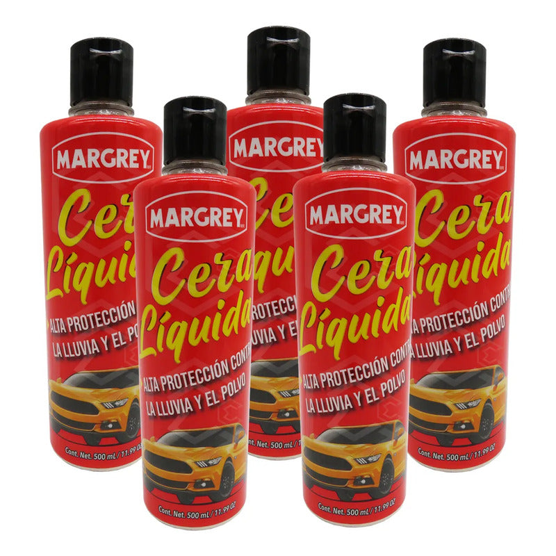 5margrey Cera Líquida Alta Proteccion Automotriz 500ml