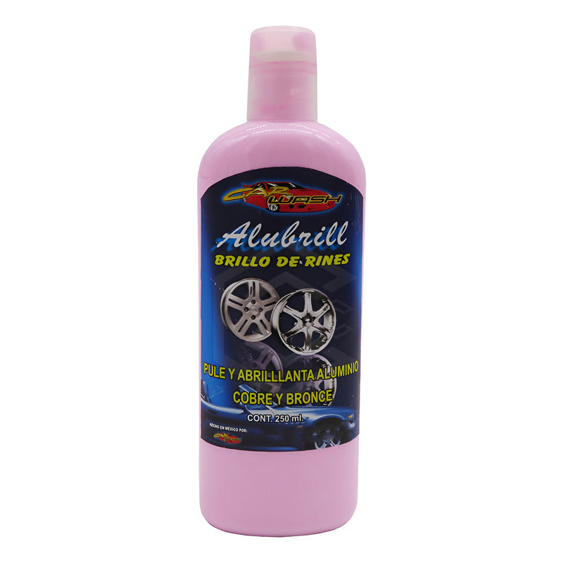 Abrillantador Y Pulidor De Rines Aluminio Cobre Bronce 250ml Rosa