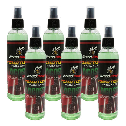 6 Aromatizante P Auto Desodorante Liquido Casa Oficina 270ml