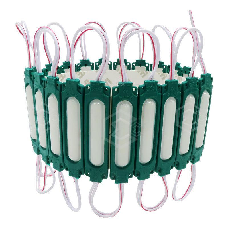 Tira 20 Módulos De Led Cob Plasma Encapsulados Reforzados