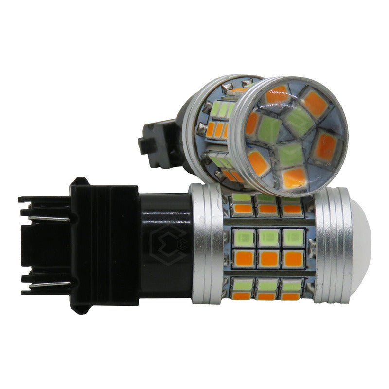 Dos Focos Led 1034 7443 1157 3157 T20 Canbus Dual Color 12vt