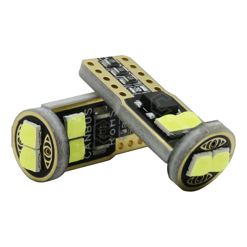 Par De Focos Pellizco 6 Led Burbuja Canbus Super Potente 12v