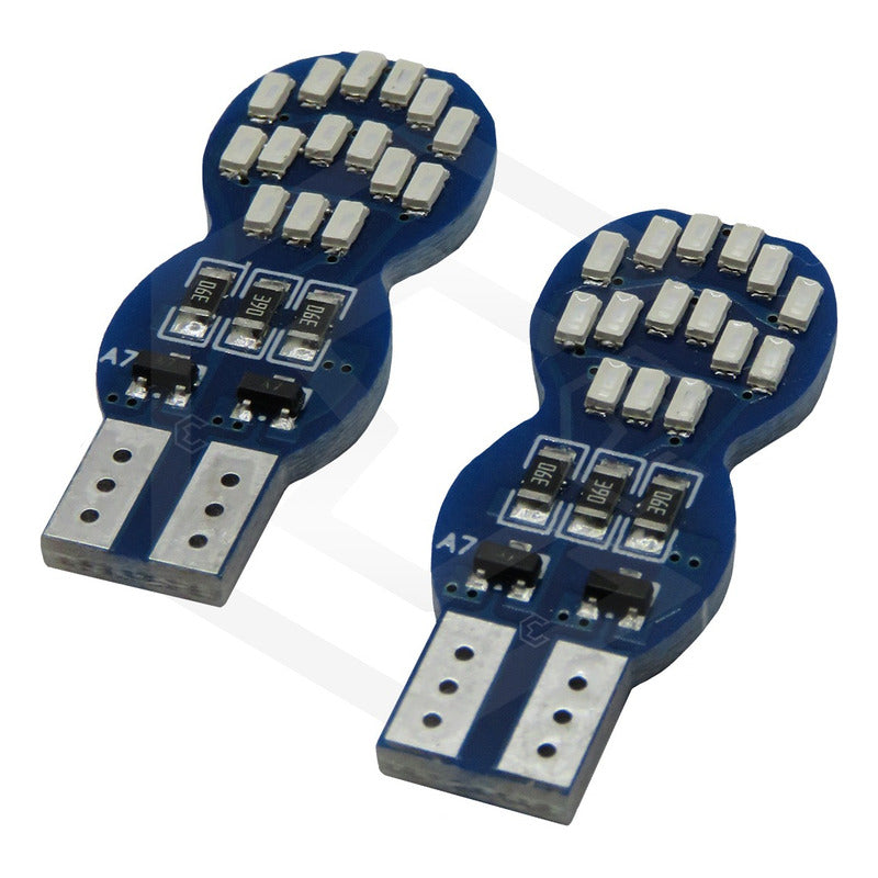 10 Foco De Pellizco T10 30 Led Secuencial Stop Direccional T