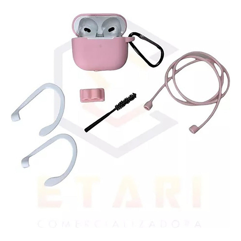 Estuche Protector 7en1 Y Kit De Accesorios Para AirPods Pro3