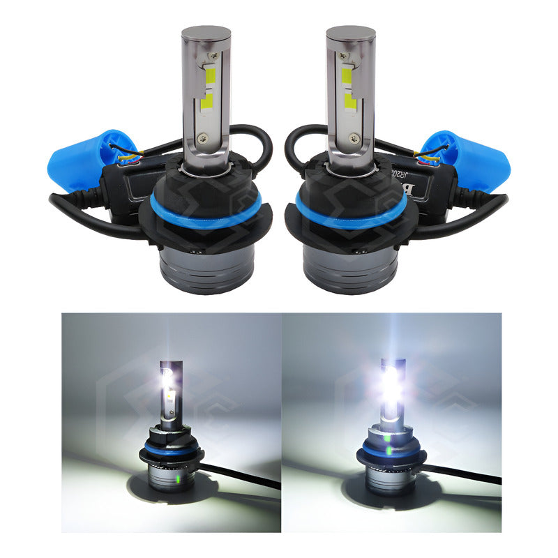 Kit Focos 9007 C/ Canbus Csp3570 W7 C/ Ventilador Alta Baja 9007