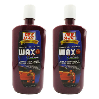 2 Cera Wax De Color Proteje Y Resalta El Brillo En Pintura