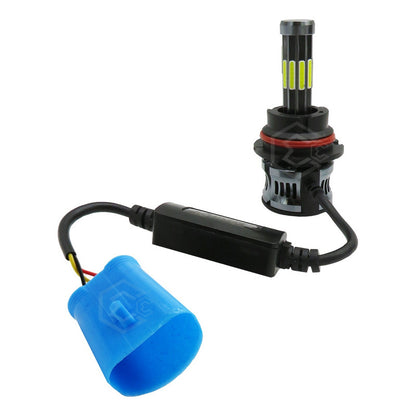 Kit Focos 9007 Led Cob 10 Caras Ventilador Alta Y Baja 360° 9007