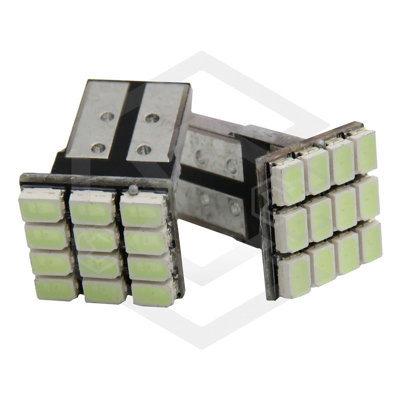 Par De Focos De Pellizco 12 Leds Luz Interior Alta Intencida