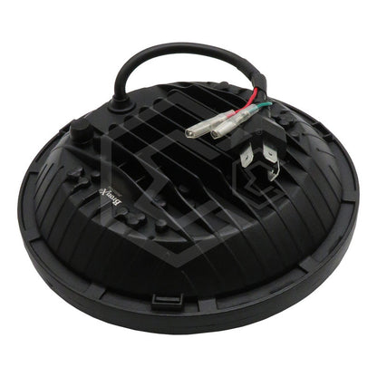 Par Faros Led 7'' Pulgadas Redondo Jeep Vocho 16 Lupa 12-24v