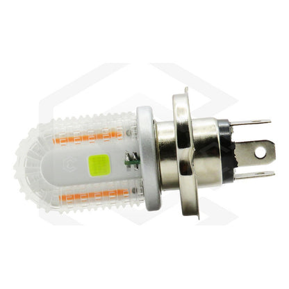 Foco Moto H4 108 Leds Cob Ba20d 6 Funciones 2 Caras Rgb T H4