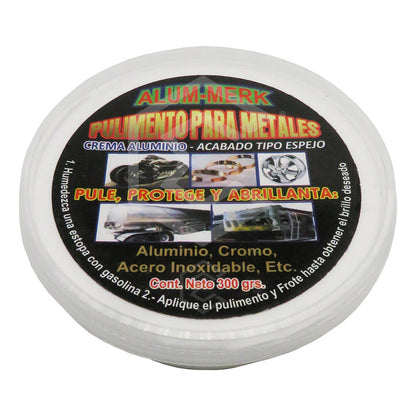 Pulimento Para Metales Aluminio Cromo Acero Acabado Espejo