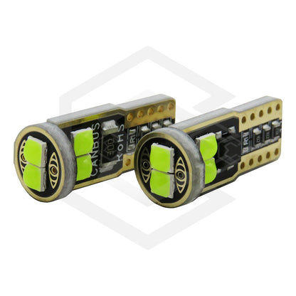 Par De Focos Pellizco 6 Led Burbuja Canbus Super Potente 12v