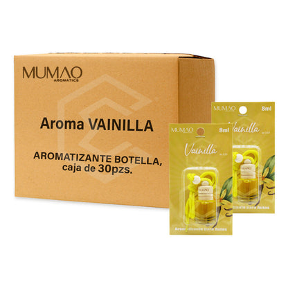 30 Aromatizante Colgante Botella 8ml Auto Casa Ambient Mumao