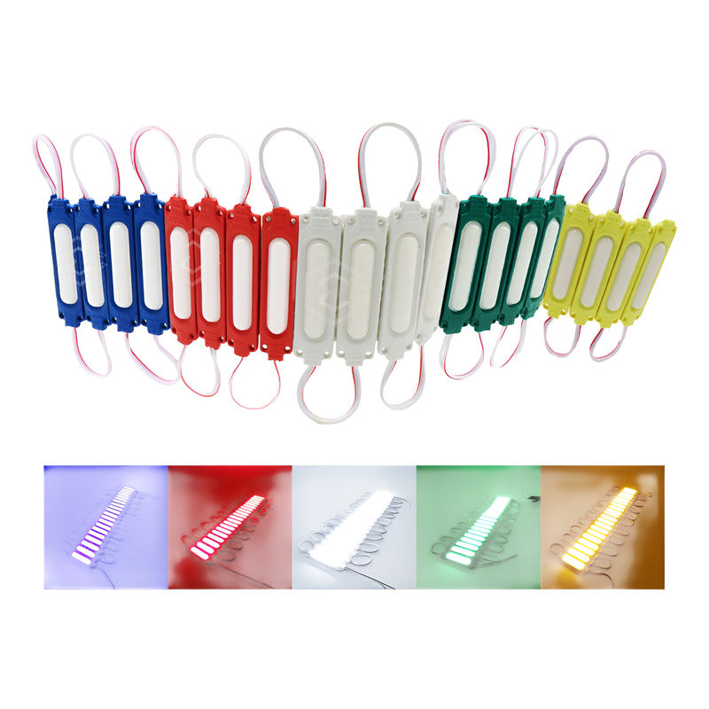 Tira 20 Módulos De Led Cob Plasma Encapsulados Reforzados