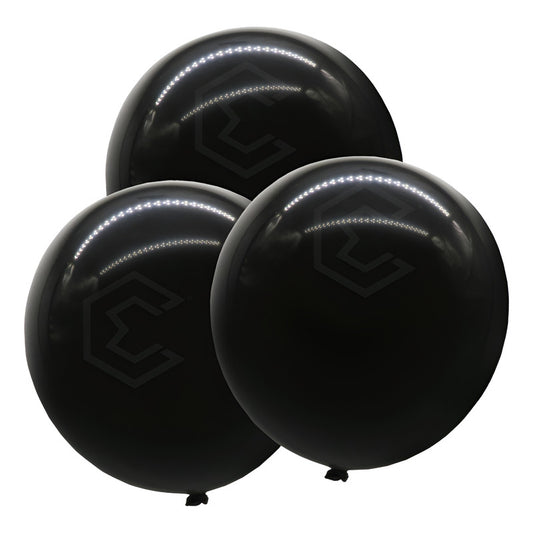 Bolsa 3 Globos Negro Brillosos #36 Fiestas Y Bodas Latex Negro Brilloso