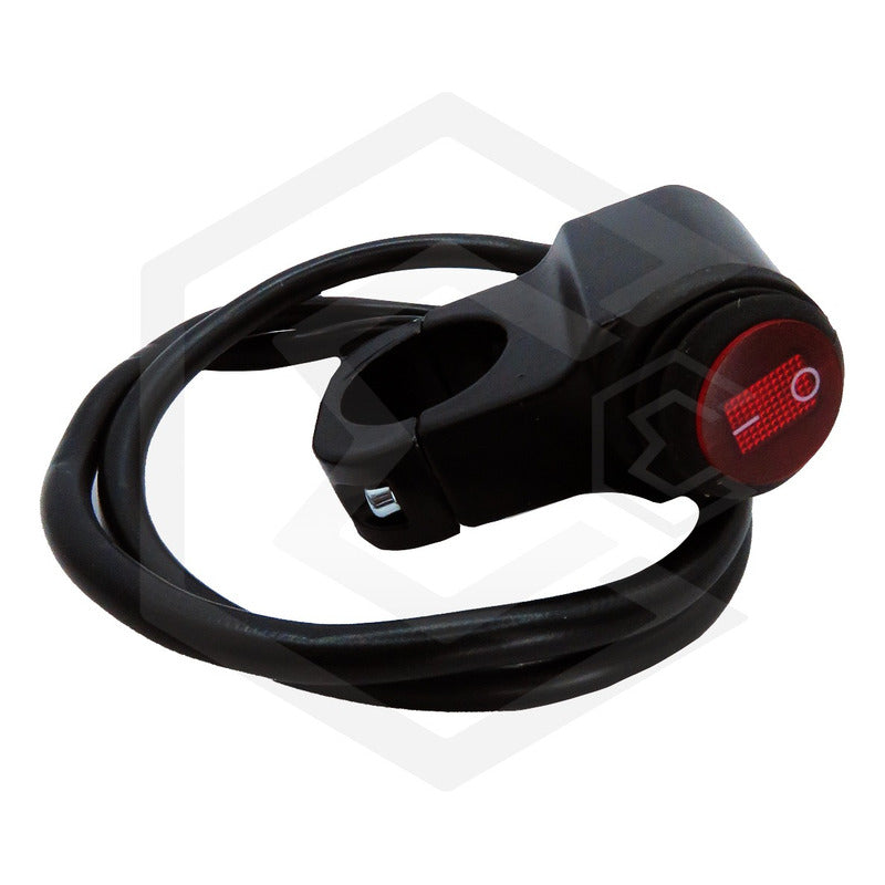 Switch Para Moto Interruptor Universal Luces Un Paso Con Luz