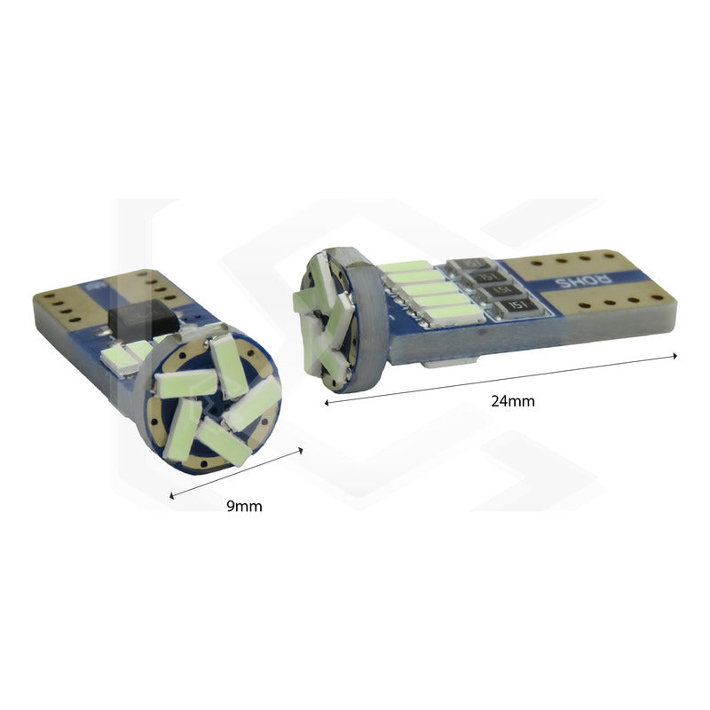 Par Focos De Pellizco 15 Led Canbus Alta Intensidad 12v