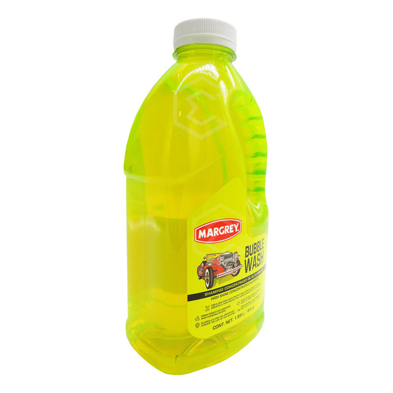 2 Shampoo Concentrado Alto Brillo Espuma Bubble Wash Margrey