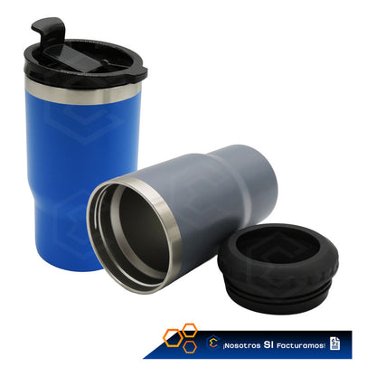 Termo Porta Latas Personalizado Nombre O Logo Láser 420ml