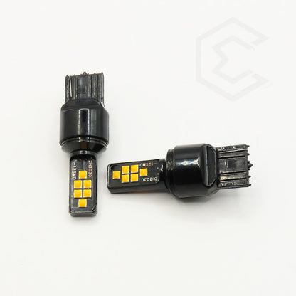 2 Focos 12 Led Canbus Cuarto Stop 12-24v 1156 57 3157  7507