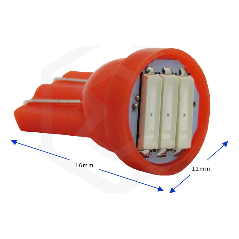 Kit 100 De Focos De Pellizco 3 Leds Grande Super Potente