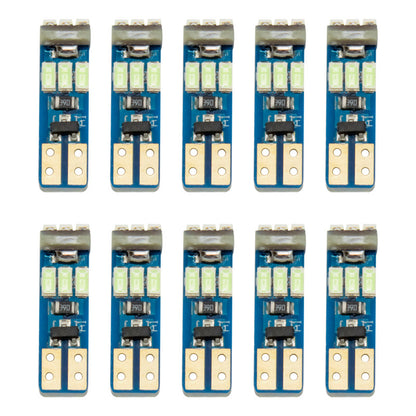 Kit 10 Focos De Pellizco T5 9 Hiper Leds Cluster 2721 1w 12v