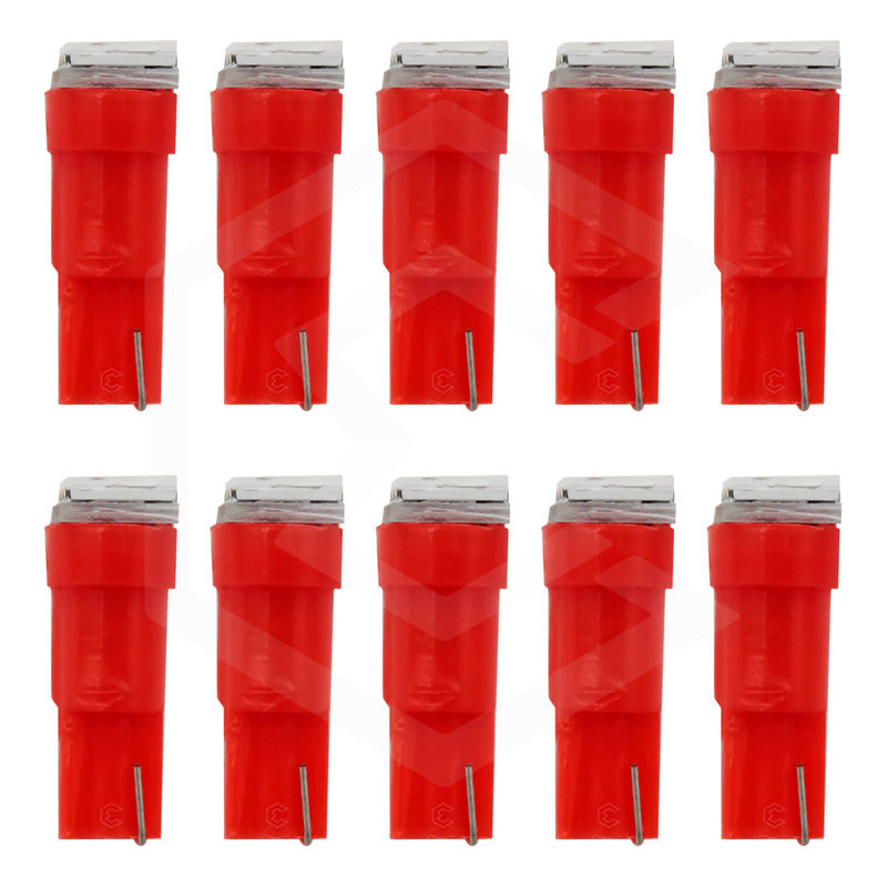 10 Focos Led Tablero De Mandos Cluster T5 2721 12v 7 Colores