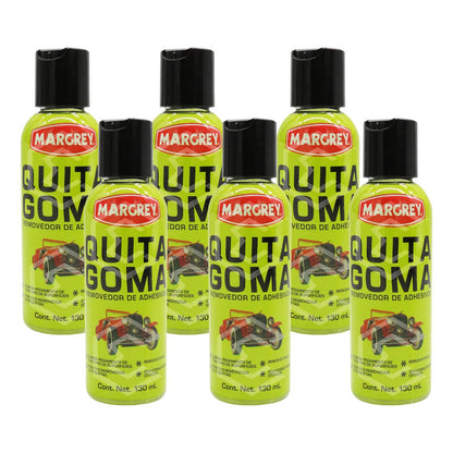 6quita Goma Chicle 130ml Magreyremovedor Adhesivo Multiuso Agua