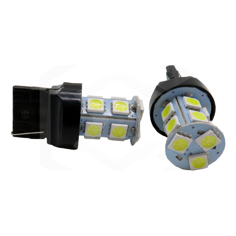 2 Focos 1157 1156 1176 3157 7440 7443 13 Leds  Estrobo 12v