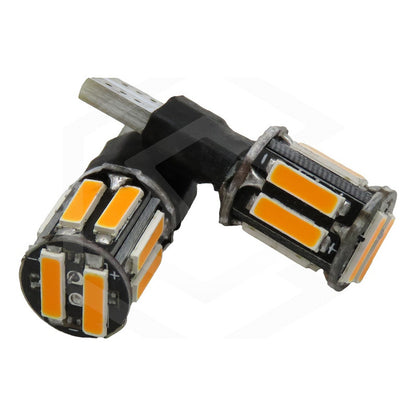 Kit 10 Focos De Pellizco 10 Led Canbus Fijo + Estrobo T10