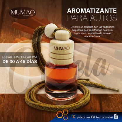 5 Aromatizante Colgante Botella 8ml Auto Casa Ambiente Mumao