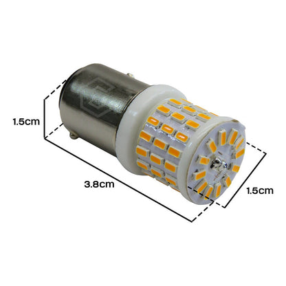 Par De Focos 1157 1034 2 Polos Canbus 57 Hiperled Fijo 12v