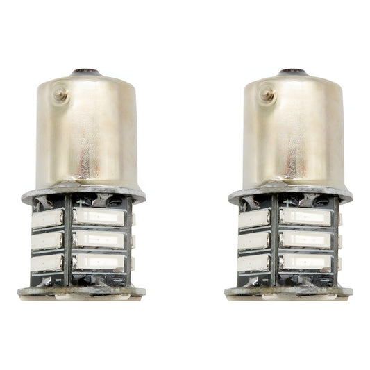 10 Focos 1156 21 Leds 1 Polo Con Estrobo Patas Parejas 12v