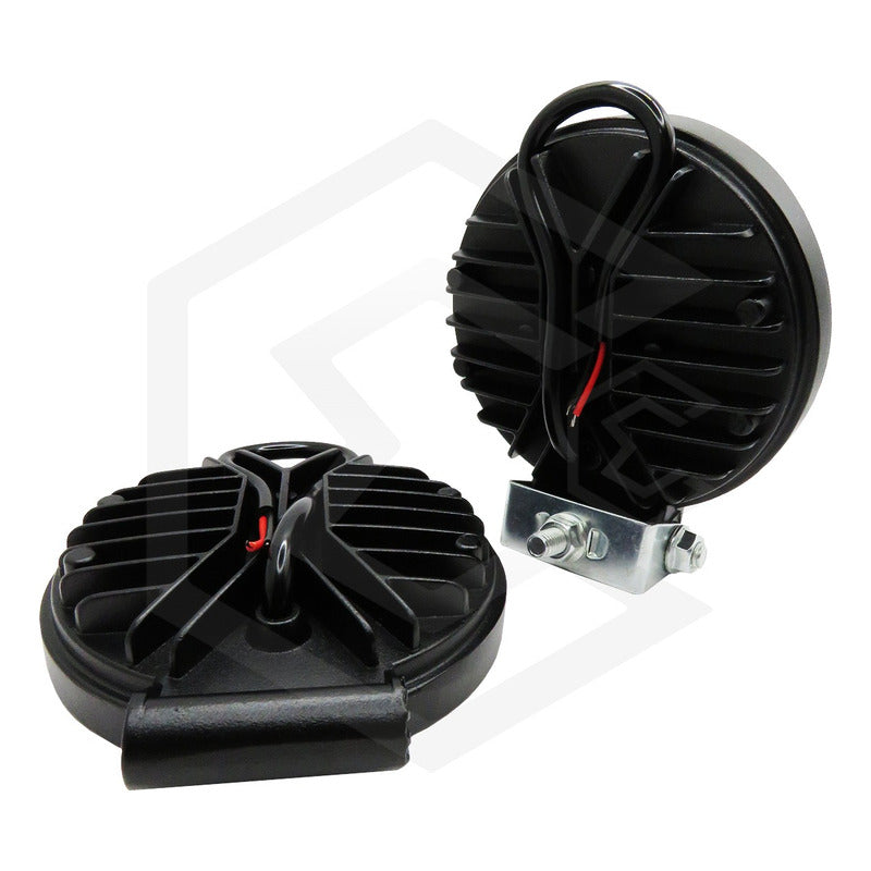 Par De Faros 24 Leds 9-30v 72w Blanco/ambar 5 Funciones T