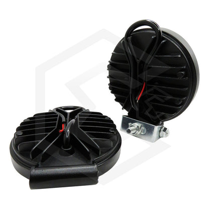 Par De Faros 24 Leds 9-30v 72w Blanco/ambar 5 Funciones T