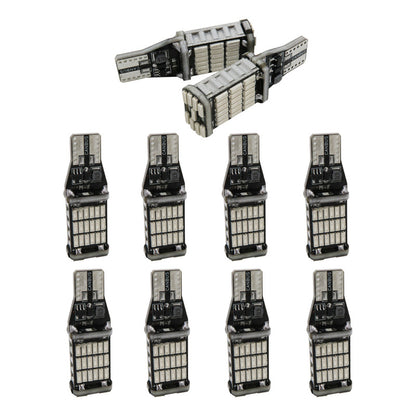 10pzs Focos Led T15 W16w Canbus 45 Smd 4014 1800lm Auto 12v
