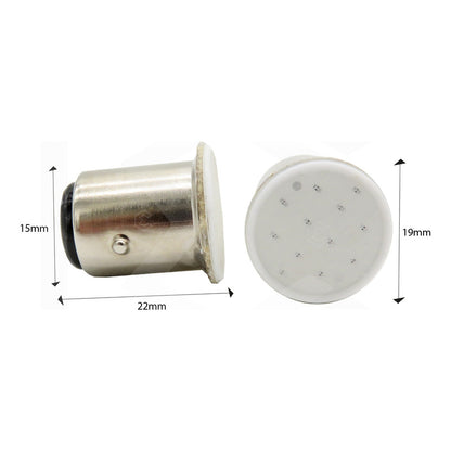 4 Focos 1156 1157 Led Cob Cuarto Stop Direccional Reversa