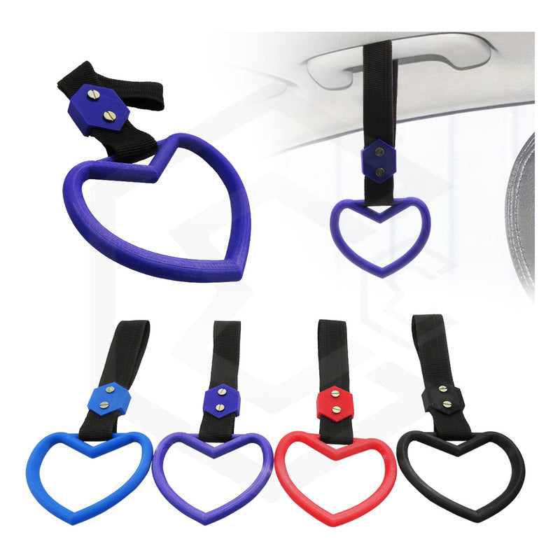 Tiron Corazon Jdm Tsurikawa Strap Remolque Gancho Decorativo