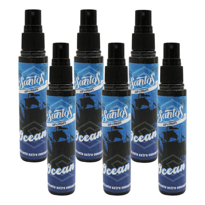 6 Aromatizante Botella Spray Liquido 60ml Auto Casa Ambiente