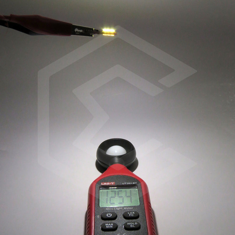 Kit 10 Focos De Pellizco 12 Led 3030  Canbus T10 12v Blanco