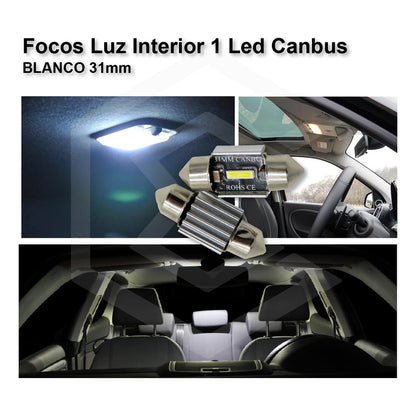 Par De Luz 3 Led Interior Auto Canbus 31mm 41mm 36mm 39mm