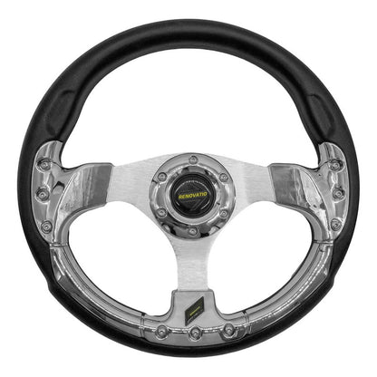 Volante Deportivo Universal De Metal Con 9 Pernos 320mm