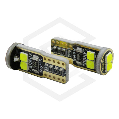 Kit 10 Focos Pellizco 6 Led Burbuja Canbus Super Potente 12v