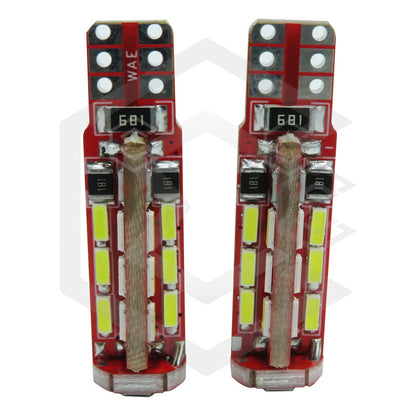Kit 10 Focos De Pellizco T10 Canbus 27 Leds Super Potentes