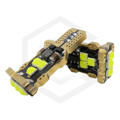 Par De Focos De Pellizco T15 Canbus Super Potente 9 Leds 12v
