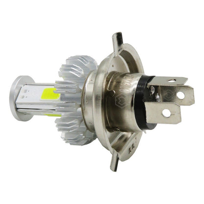 Foco De Carro/moto H4 2 Polos Ba20d Con Luz Led 4 Caras 15w